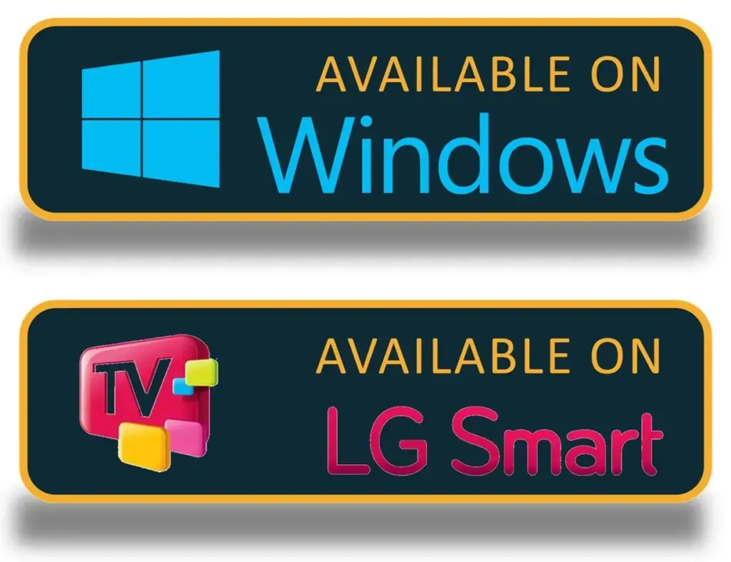 xumo TV IPTV app interface on LG smart TV and windows